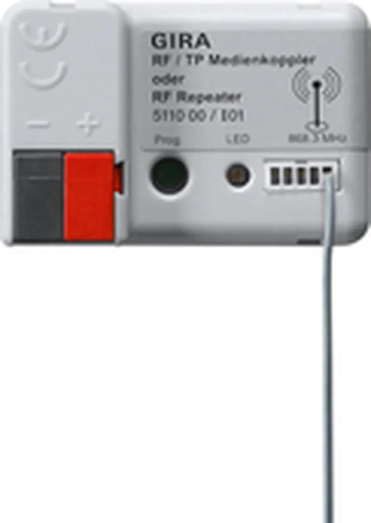 Solution signal faible KNX - Coupleur média Gira RF/TP et répéteur RF