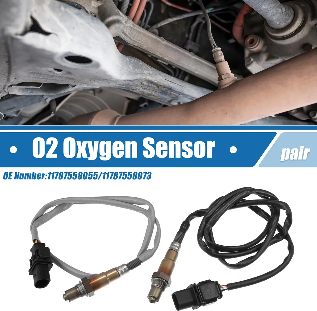 Sonde Lambda O2 pour BMW X3 - Capteur d'Oxygène 11787558055 en Paire