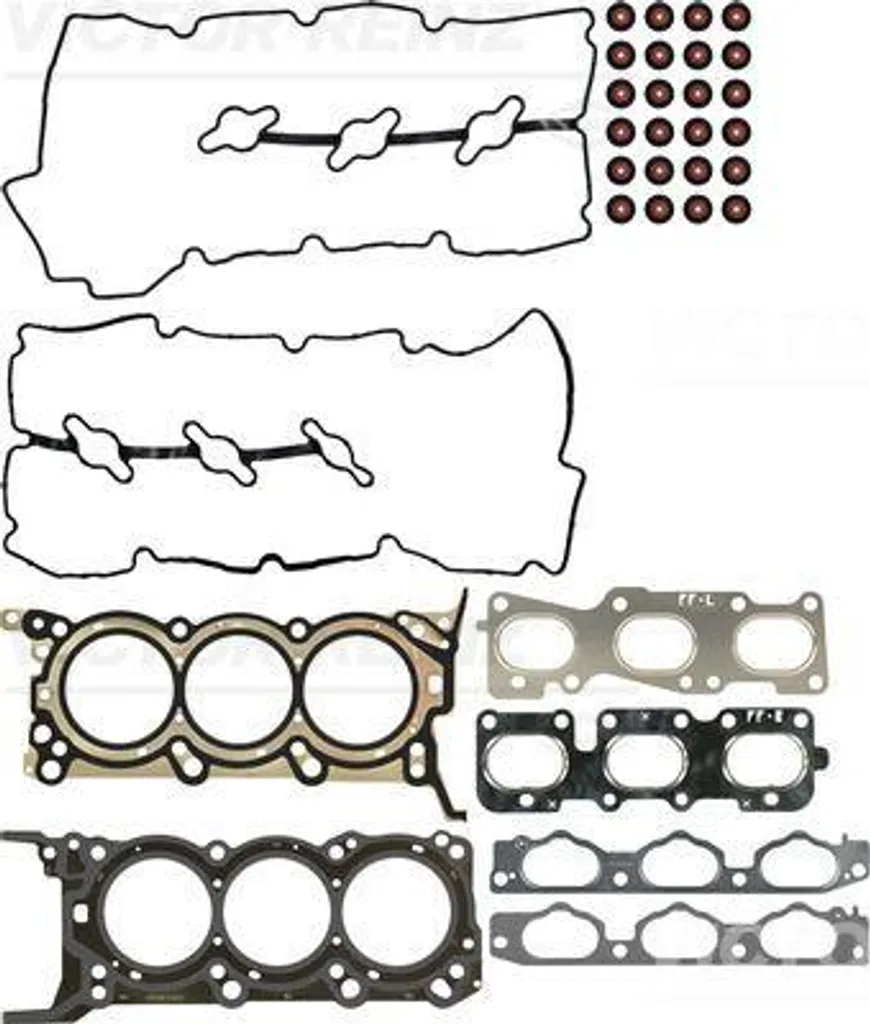 Pochette de joints haut moteur compatible Hyundai Grandeur V6 3.3L