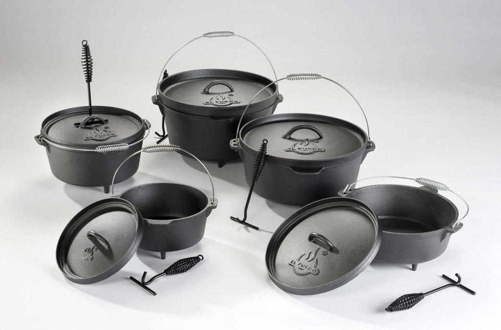 El Fuego Dutch Oven, Feuertopf aus reinem Gusseisen, 8,46 Produktbild 4