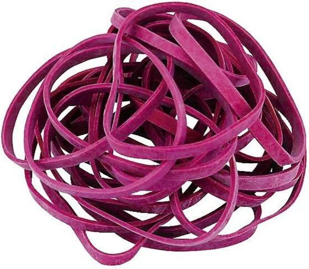 Offerta Shock 1kg Elastici ALCO Rossi 100x5mm - 666 Pezzi a Prezzo Ingrosso