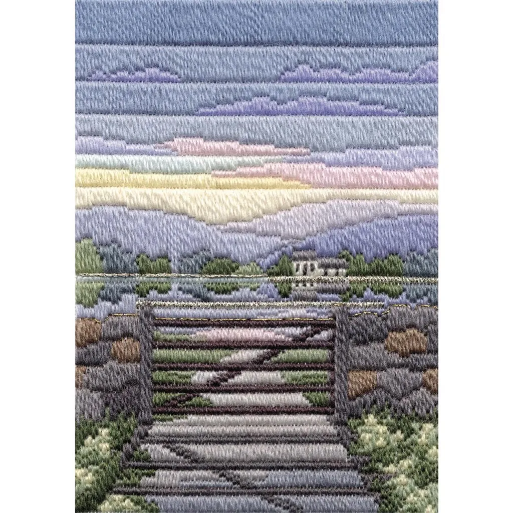 Kit Ricamo Bothy Threads Seasons Spring Evening - Crea il tuo Tramonto