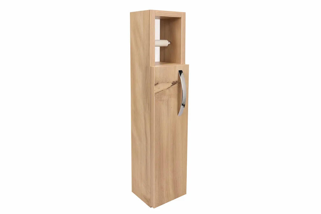 Armoire de toilette gain de place pour petite salle de bain, Star Chêne - 6