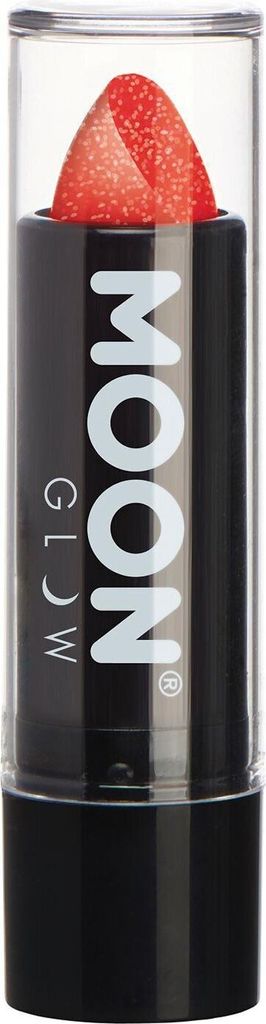 Moon Glow Neon UV Glitzer Lippenstift rot