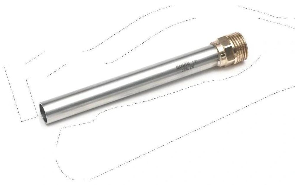 Tuyau de raccordement pour radiateur REHAU, R 1/2, longueur Image du produit 