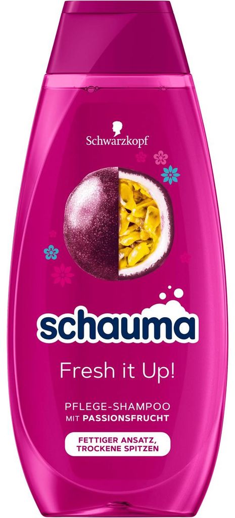 Schauma Fresh it up szampon pielęgnacyjny z marakują 400ml Zdjęcie produktu 