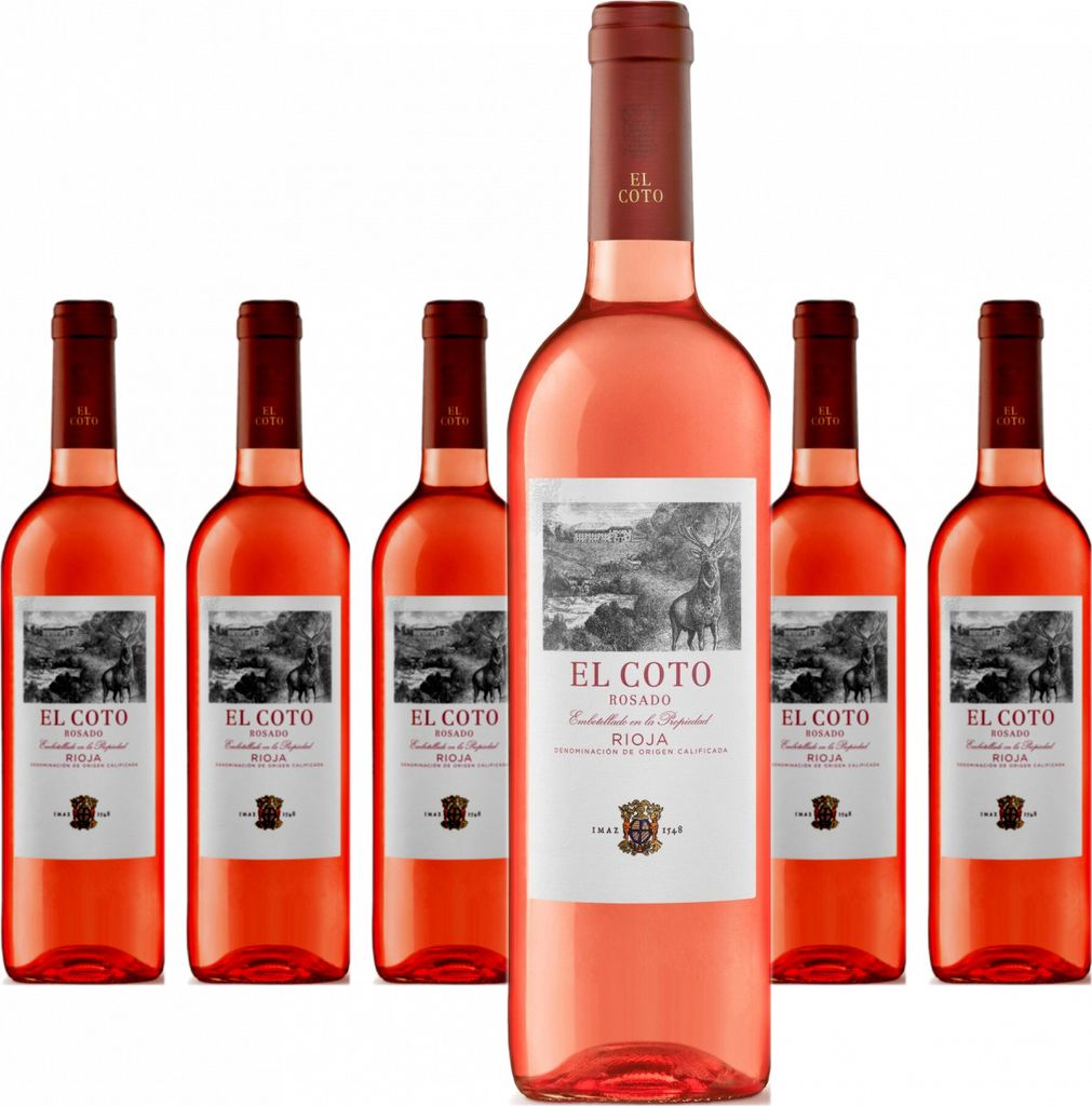 6 x El Coto Rosado Rioja D.O.C. Produktbild 