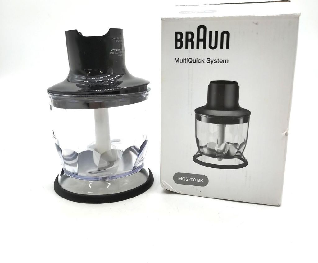 Braun Zerkleinerer Aufsatz MQS 200 BK EasyClick Plus System Produktbild 