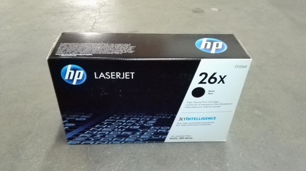 HP Original 26X Schwarz LaserJet Tonerkartusche mit hoher Produktbild 