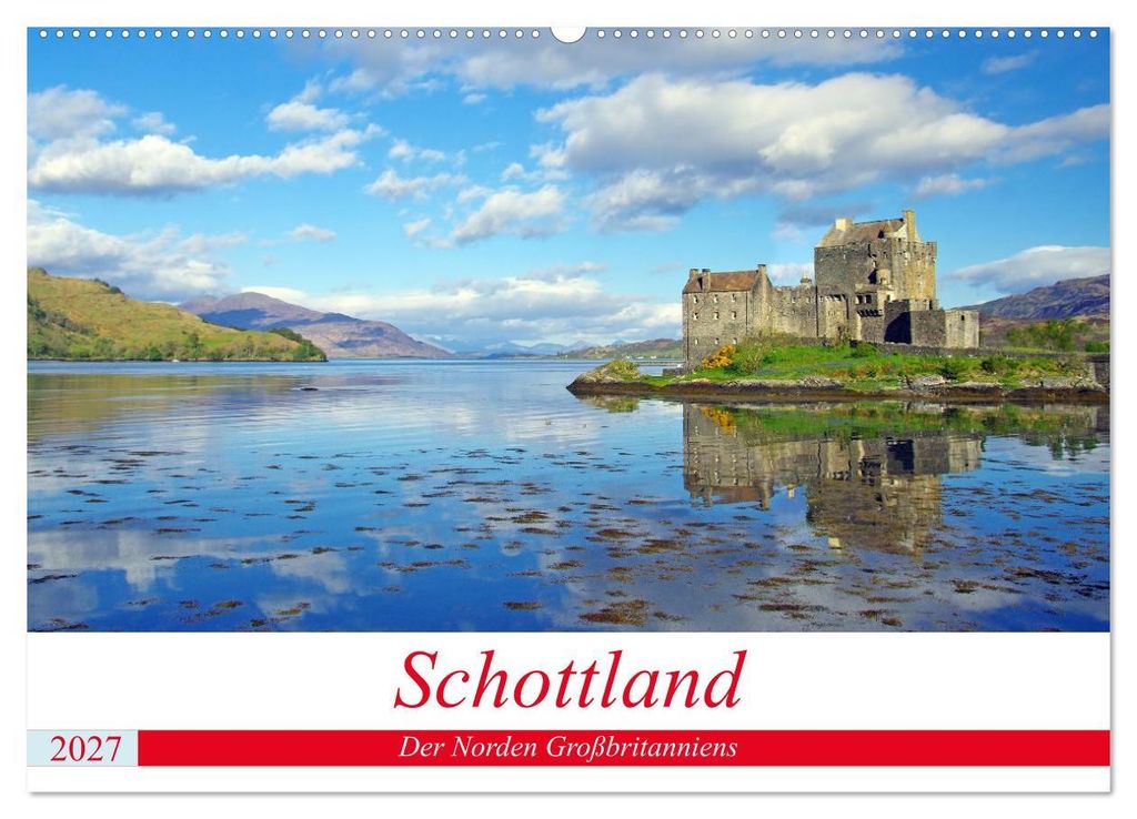 Schottland - Der Norden Großbritanniens (Wandkalender 2027 DIN A2 quer), CALVENDO Monatskalender