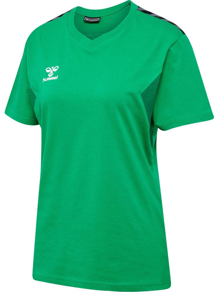 Hummel Authentic Co T-Shirt Damen, grün, M