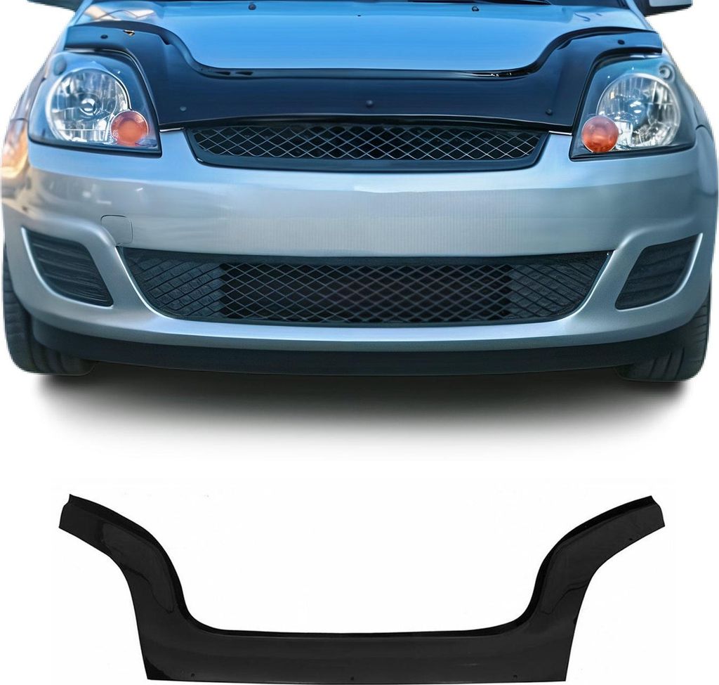 Motorhaube Deflektor Insekten Steinschlagschutz für Ford Fiesta 2001-2008 Dunkel