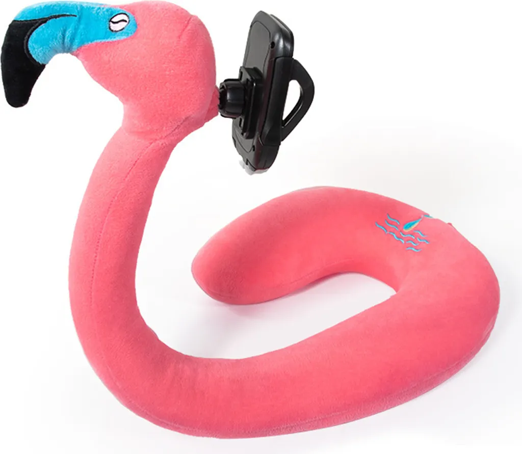 Cuscino Porta Telefono U-Shape 360° | Supporto Collo Animale Uccello