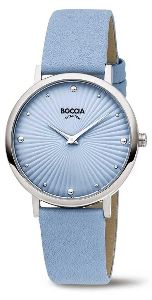 Boccia Damen Armbanduhr Trend 3365-01 Titan Lederband Produktbild 