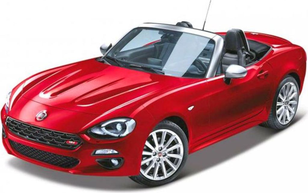 Bburago 1:24 Fiat 124 Spider rot 18-21083 Produktbild 