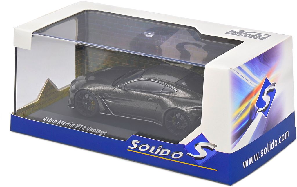 Aston Martin Vantage V V12 grau - Maßstab 1:43 Modellauto Produktbild 