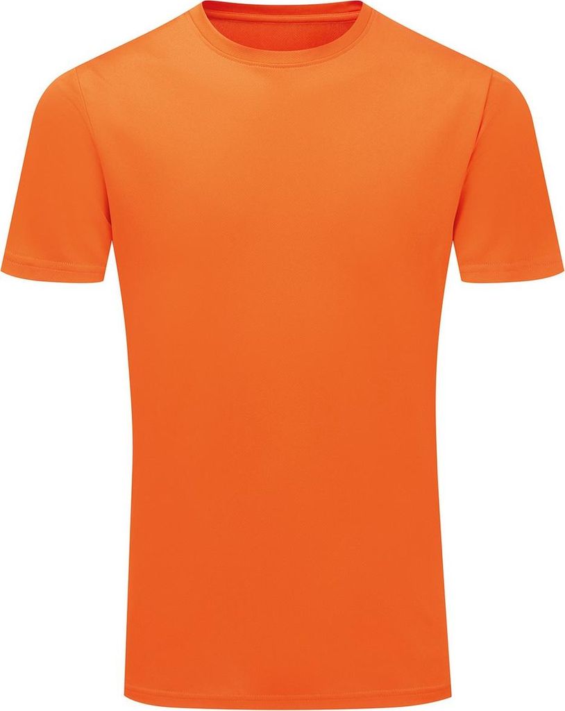 TriDri - "Ion-Charge" T-Shirt für Herren, recyceltes Material, Strukturiert RW11086 (S) (Orange)