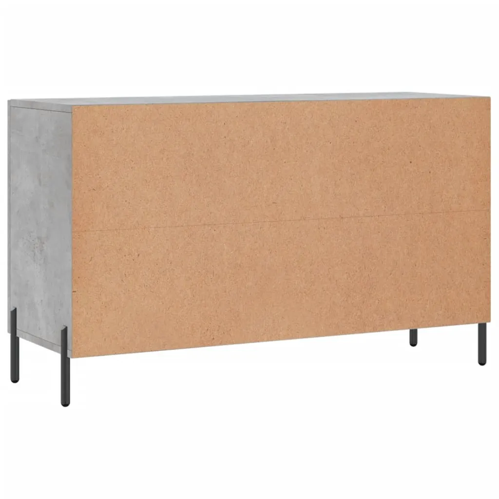 Maison Exclusive Buffet Grigio Cemento 100x36x60 cm Mobile Multiuso - 8