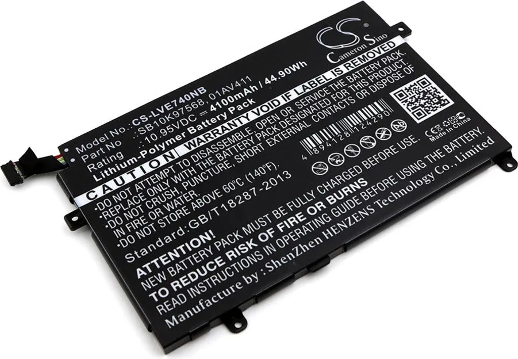 Batterie Techtek Thinkpad E470 Haute Capacité - Fiabilité et Sécurité