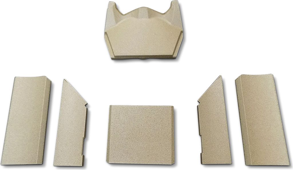 Feuerraumauskleidung passend für Contura 520T Style Kaminofen Ersatzteil Brennraum