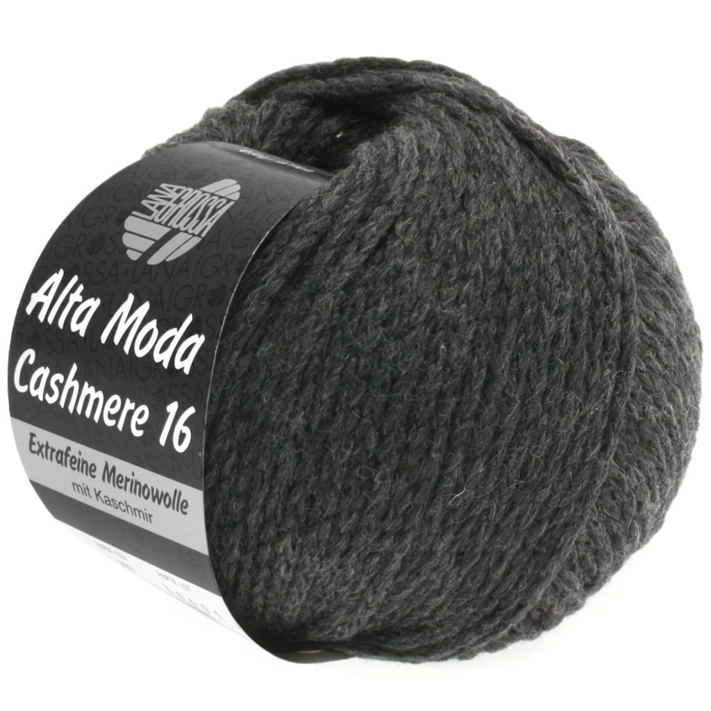Lana Grossa -  Alta Moda Cashmere 16 0014 anthrazit Produktbild 