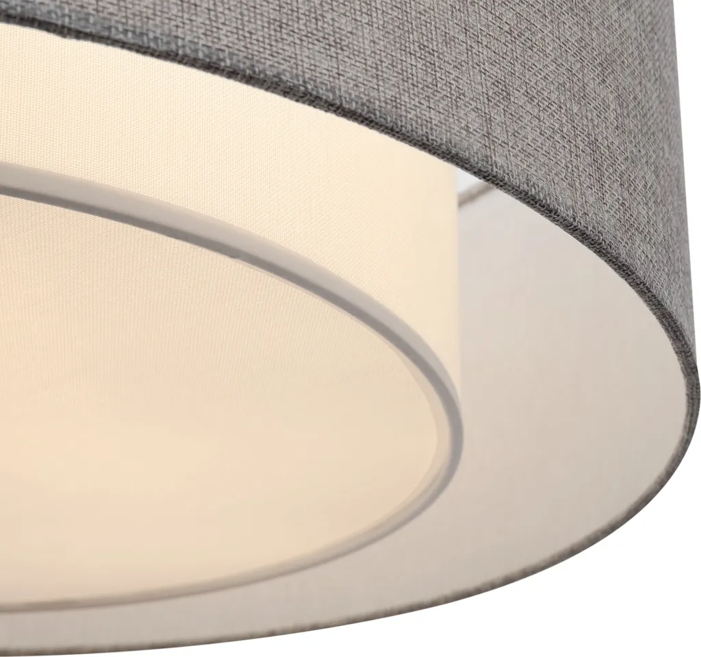 Plafonnier LED dimmable Bergamo en chrome gris Maytoni culot E27 - 2