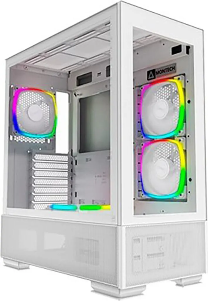 Dites Adieu à la Surchauffe avec le Boîtier Blanc MONTECH SKY TWO ARGB