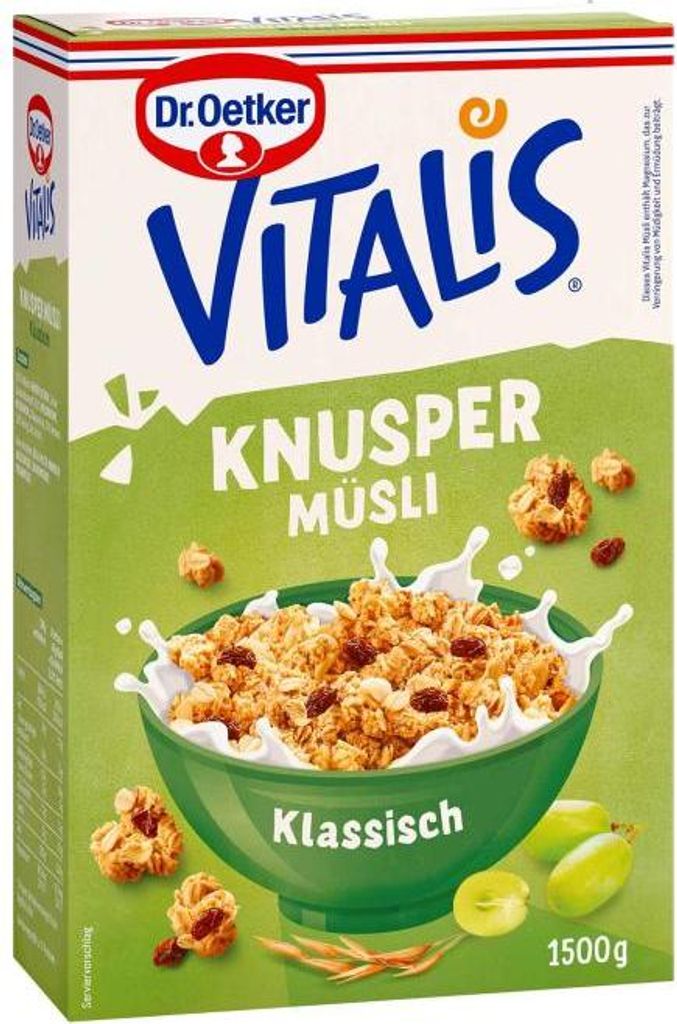 Vitalis Knusper Müsli 1,5Kg Produktbild 