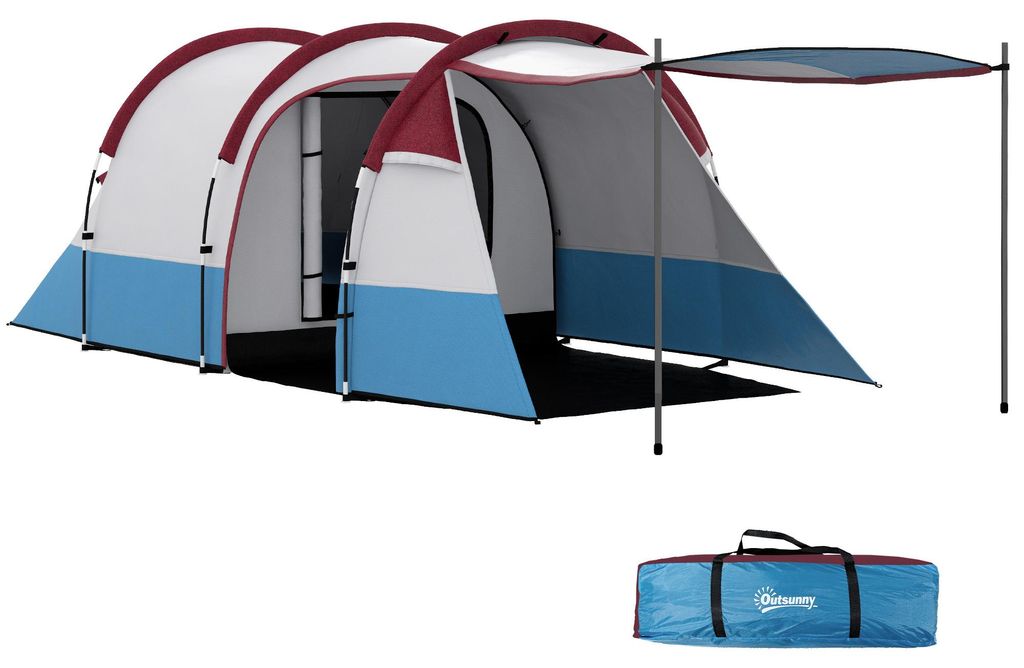 Outsunny Campingzelt Tunnelzelt für 2 Personen mit Produktbild 