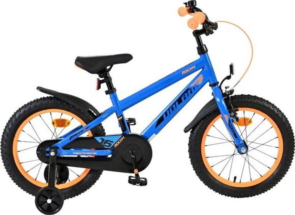 Volare Rocky Kinderfahrrad - Jungen - 16 Zoll - Blau