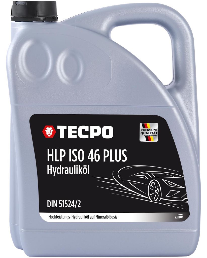 TECPO Hydrauliköl 5 Liter HLP 46 ISO VG Viskosität Produktbild 