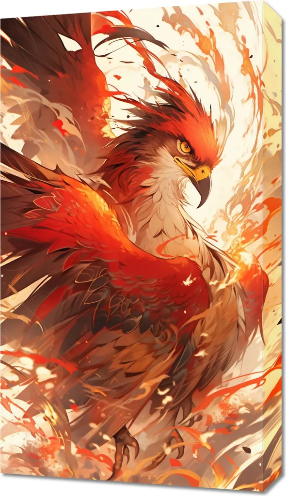 Quadro Canvas Fenice Rinascita 40x70cm - Alta Qualità HD Online