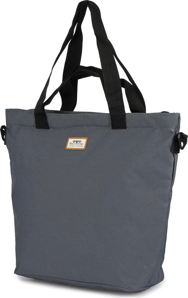 Grand sac à main fourre-tout gris Beltimore format A4 pour le travail