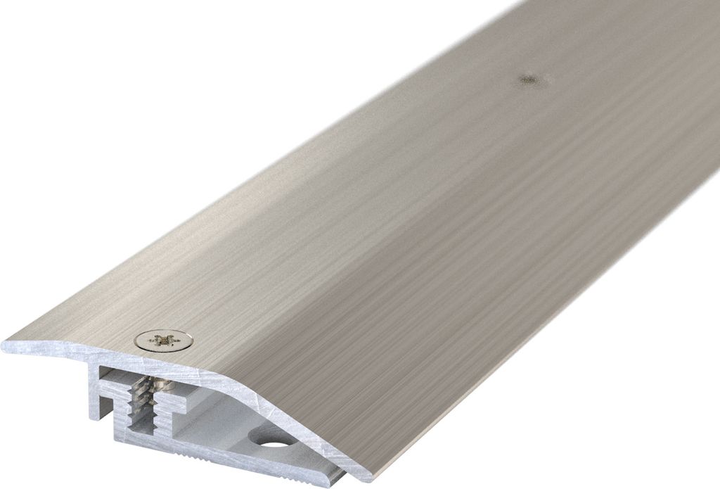 (30,44EUR/m) | Prinz LPS Design Anpassungsprofil | 34 x 1000 mm | Edelstahl gebürstet eloxiert | Für Belagstärken von 3,5-8,5 mm und Höhenunter...