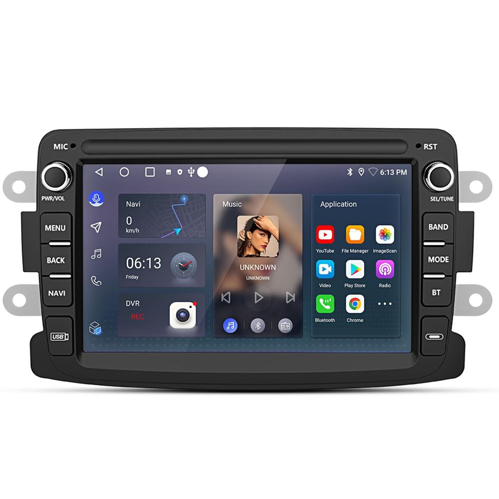 Autoradio Android 15 pouces pour Renault Dacia Logan Image du produit 