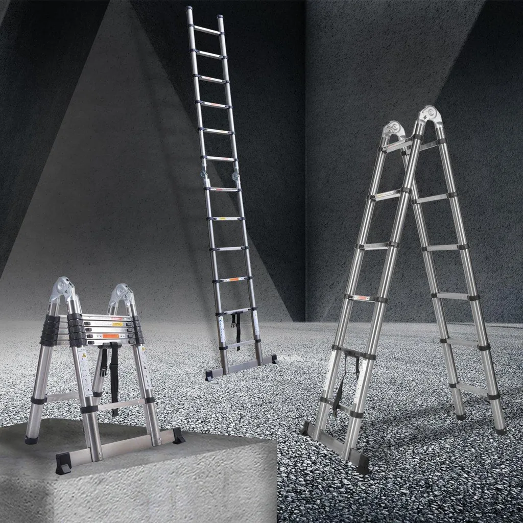 Échelle multifonctionnelle extensible Zyren 4,4m stable norme EN131 - 4