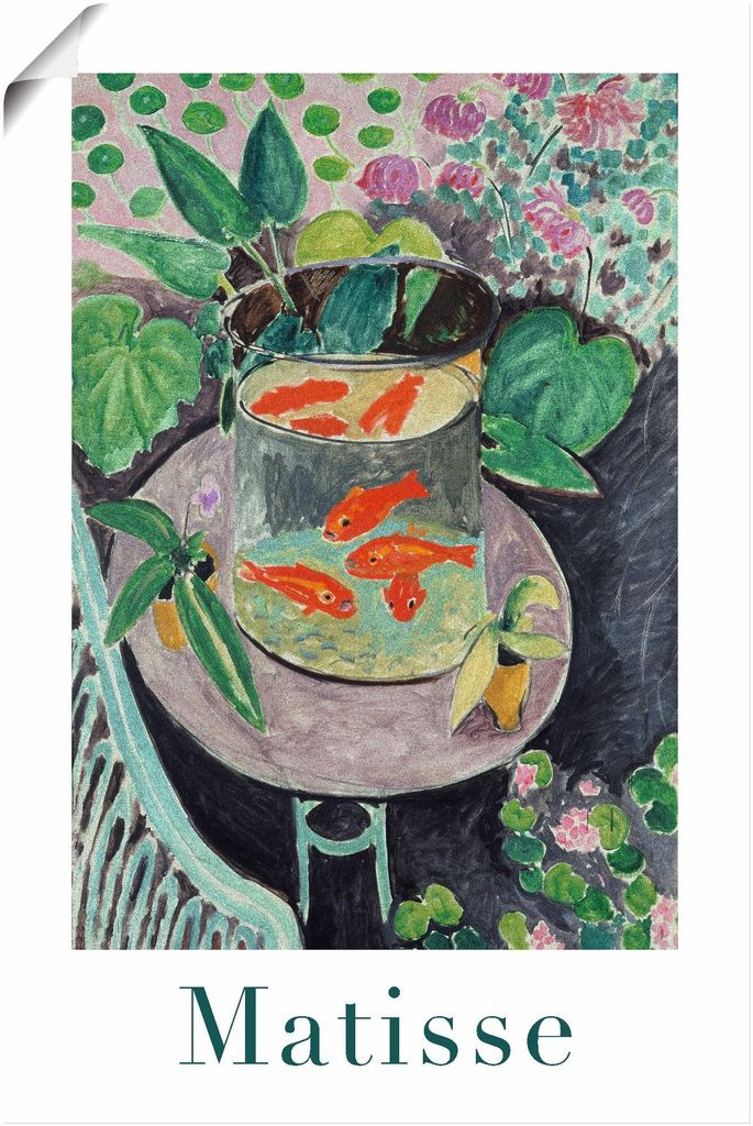 ARTland Poster Die Goldfische. 1911 Größe: 80x120 cm