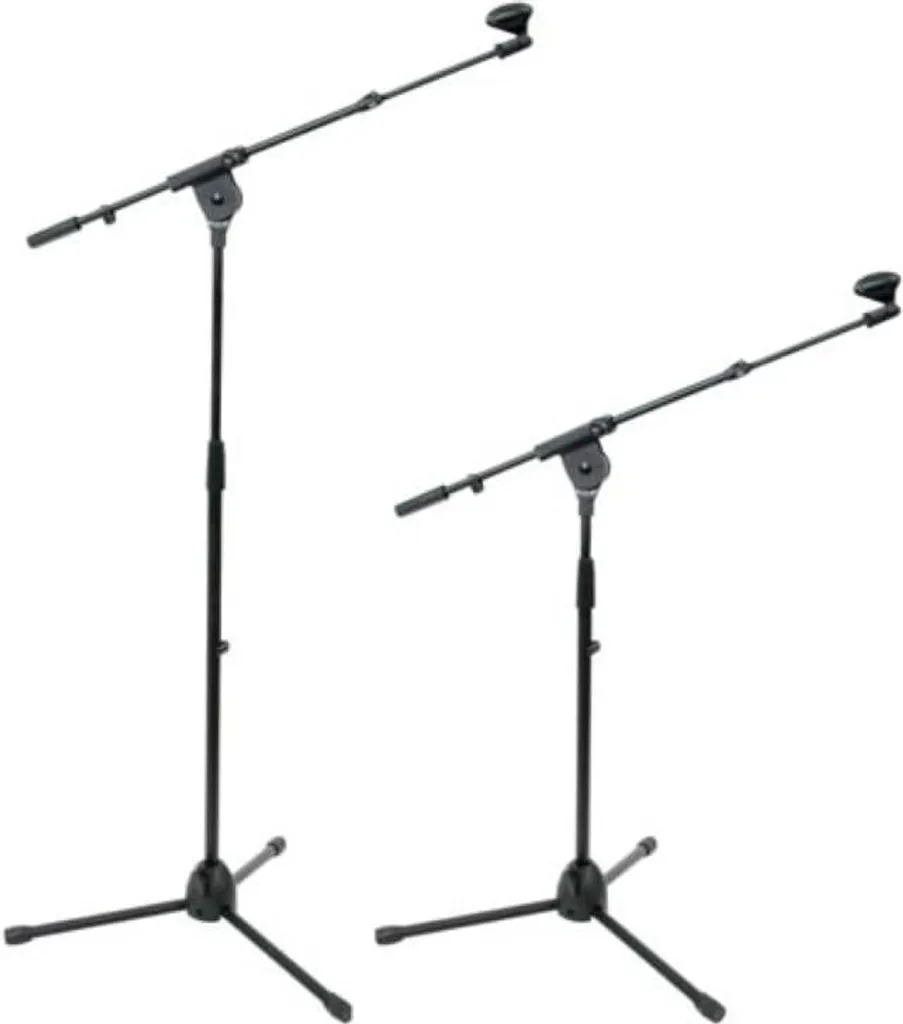 Support de microphone professionnel avec base lestée et bras articulé - 2