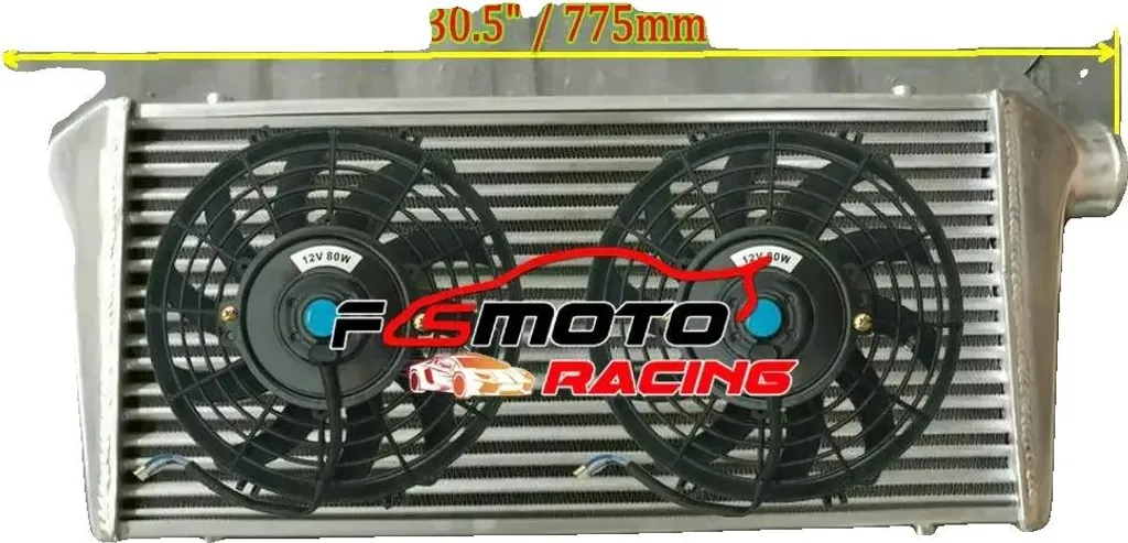 Intercooler Universel Frontal en Aluminium 600mm pour Préparation Turbo