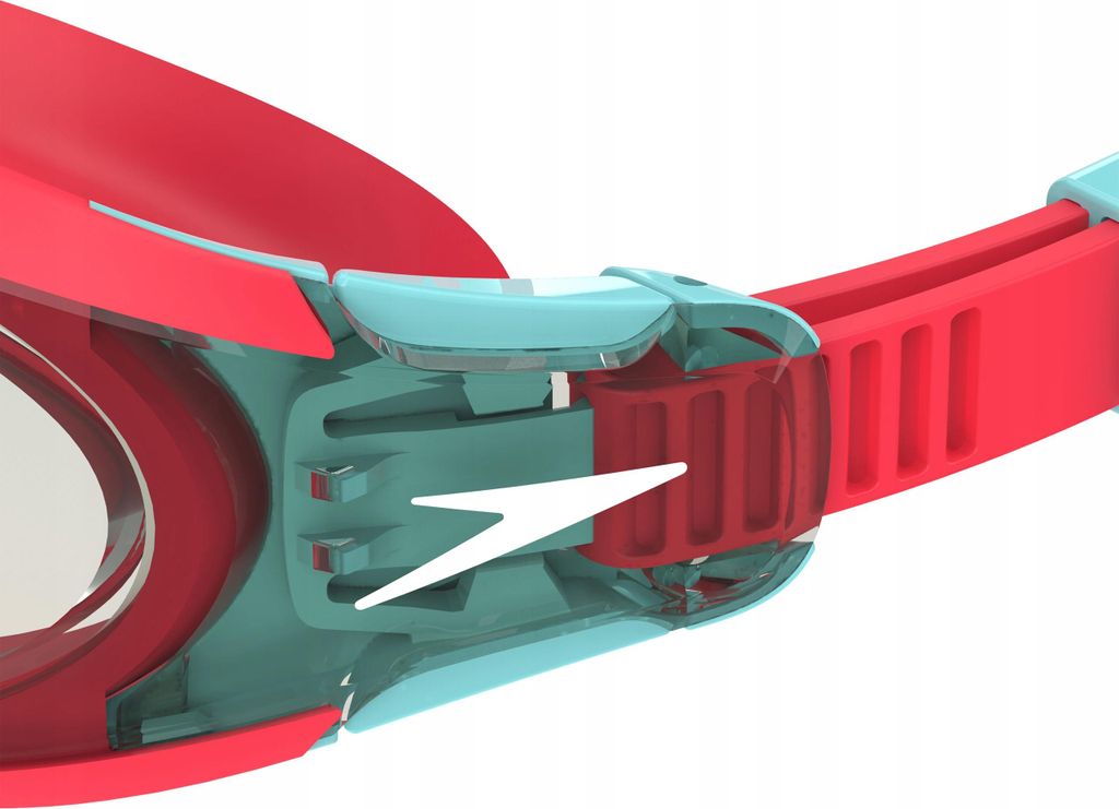 Kinder-Schwimmbrille mit verstellbarem Nasensteg