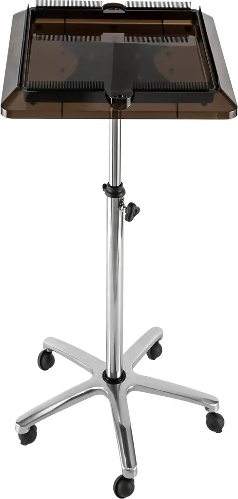 Support perruques professionnel en métal avec plateau de rangement - 3