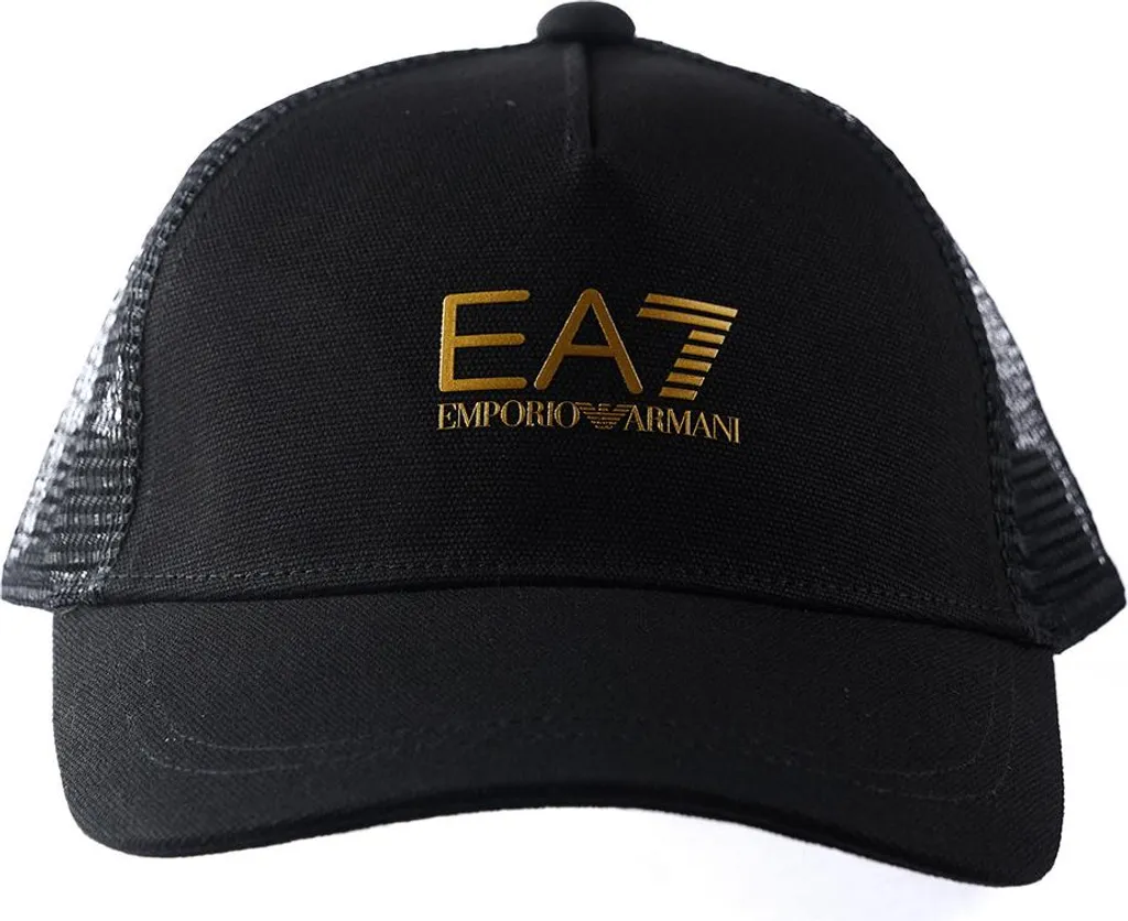 Casquette EA7 Emporio Armani 245020 Noir et Or - Taille Unique Luxe