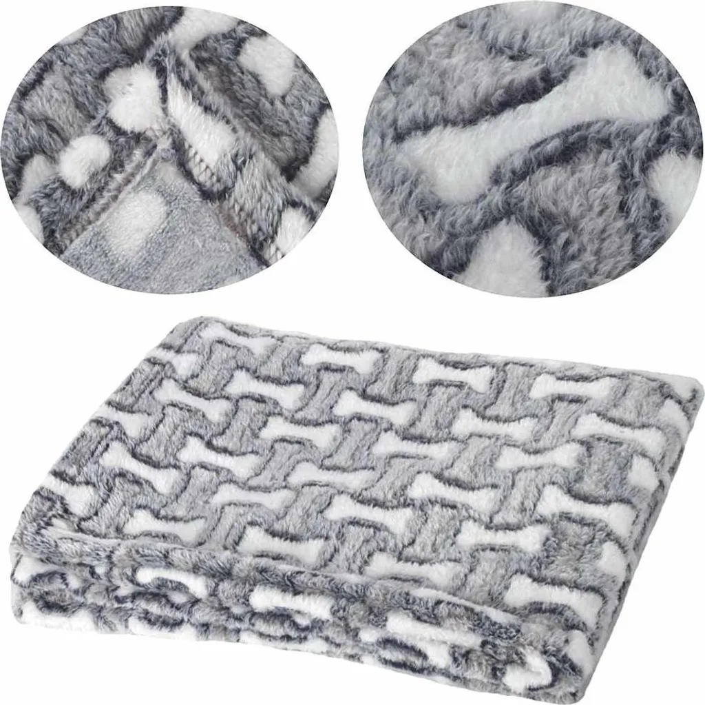 Couverture pour voiture et canapé Welsti gris L 100x70 cm pour voyage