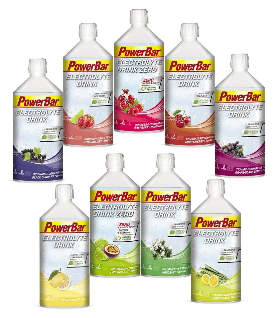 Powerbar Electrolyte Drink Mineralkonzentrat 1000ml Flasche - Sauerkirsch