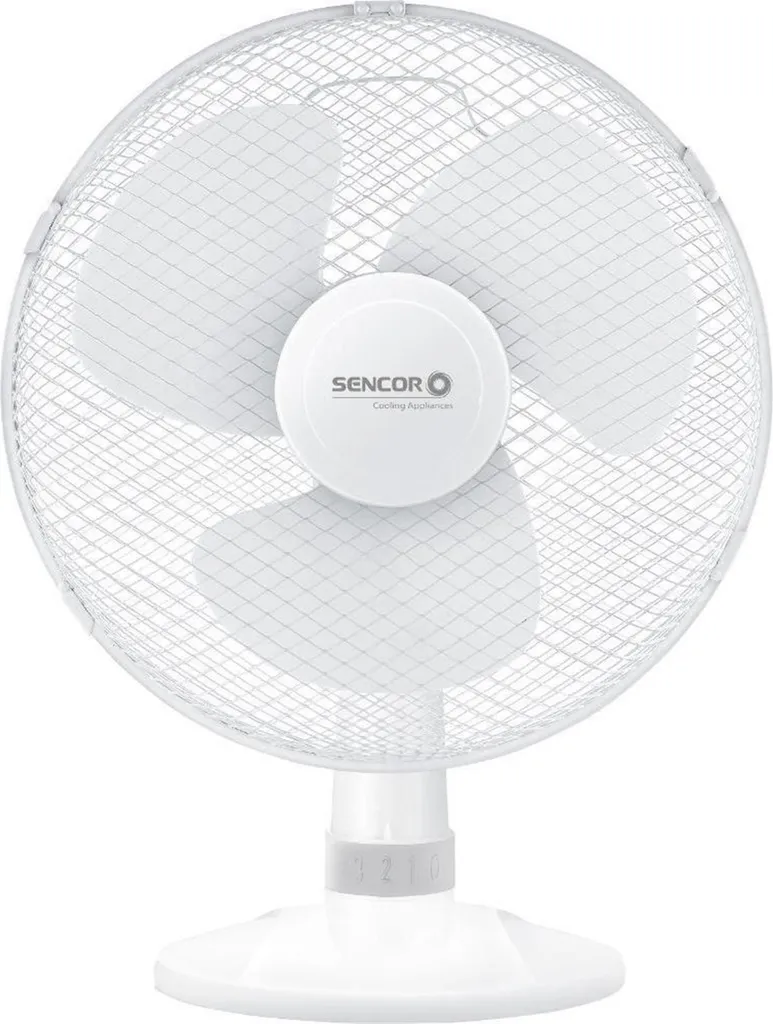 Petit ventilateur de bureau oscillant 30 cm Sencor pour maison et bureau