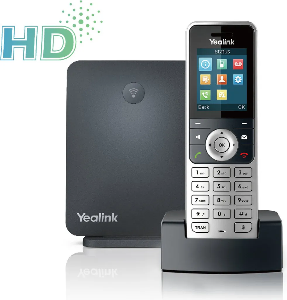Yealink W53P Téléphone sans fil DECT Idéal pour Bureaux et Commerces