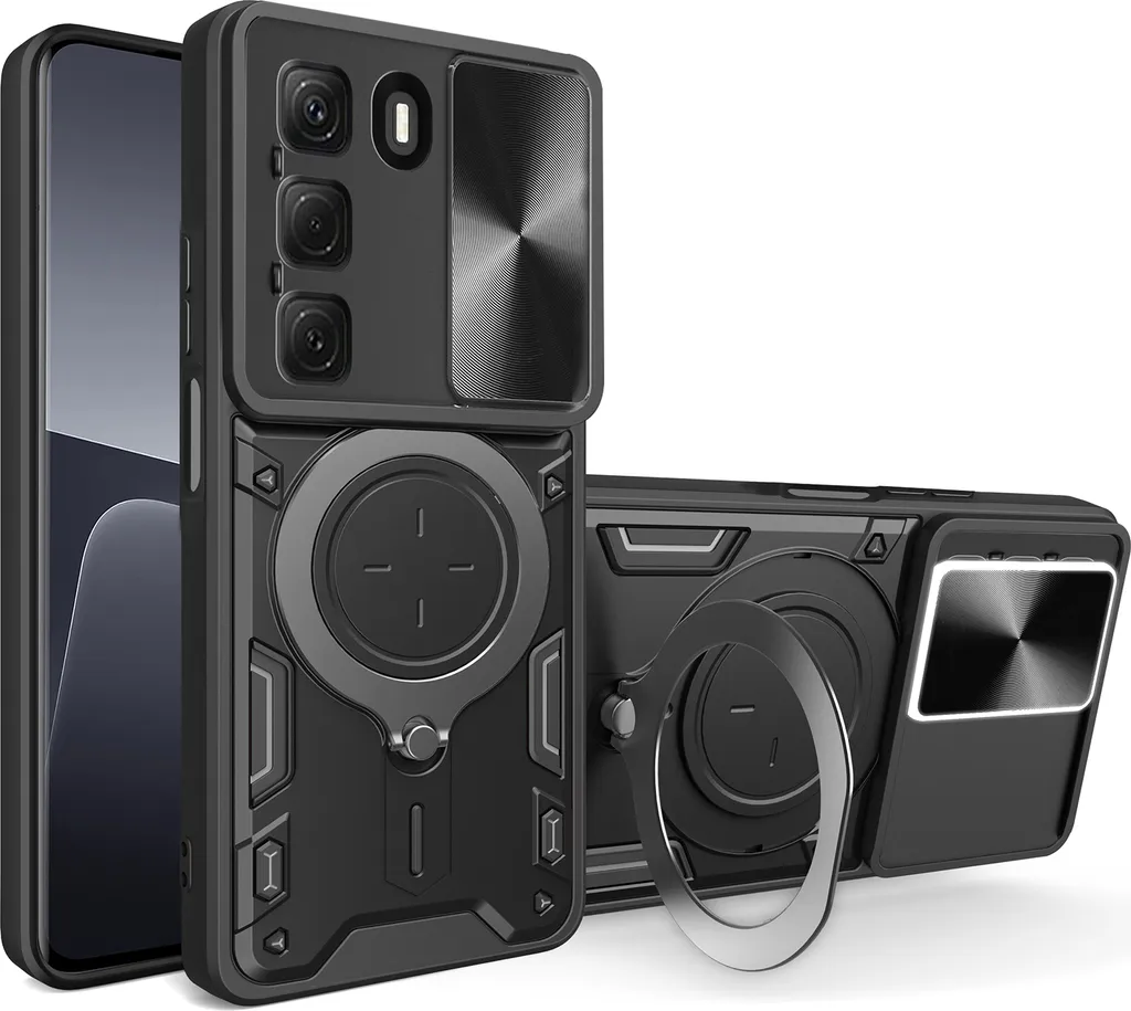 Custodia Infinix Hot 50 4G Case con Cavalletto e Protezione Totale
