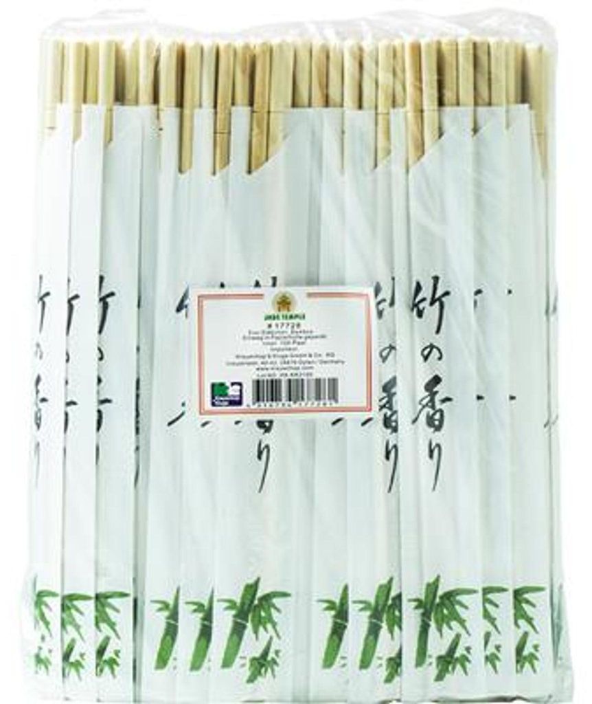 Baguettes en bambou, modèle "Jade Temple", lot de 100 Image du produit 