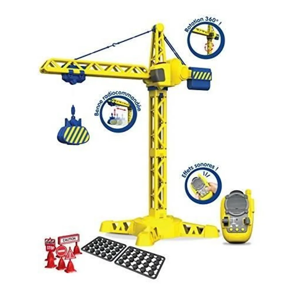 Set de grues interactives Silverlit 4+ : chantier de construction enfant