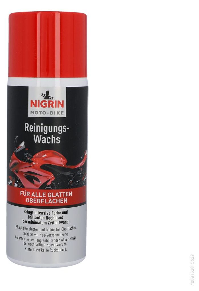 NIGRIN MOTO-BIKE Reinigungs-Wachs Spray-Dose 400ml